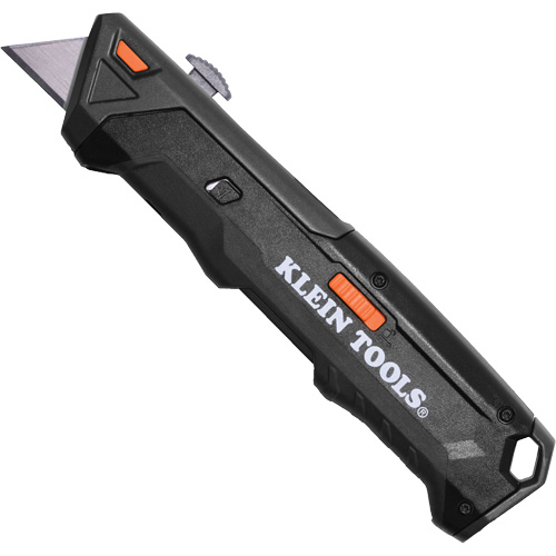 Auto-Loading Retractable Knife with Dual-Sided Blade Magazine, Steel, Plastic Handle Equipment World