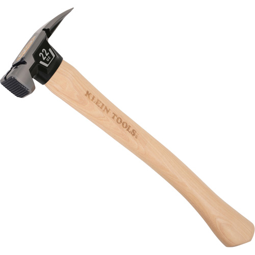 Milled Face Straight Claw Hammer, 22 oz., Wood Handle, 16-1/10" L Equipment World
