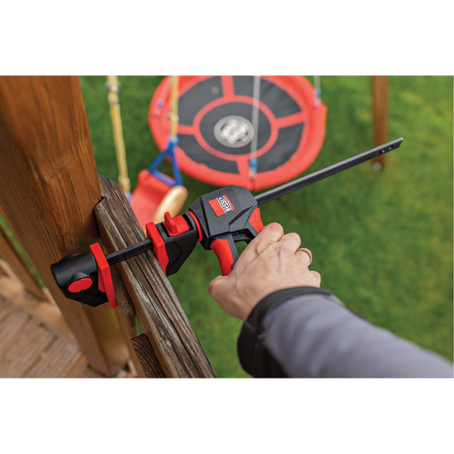 One-Hand Bar Trigger Clamps with 360° Rotating Handle, 4-1/2" (114.3 mm) Equipment World