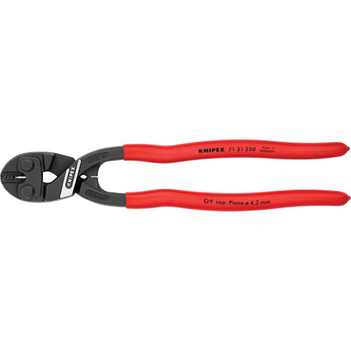 CoBolt&reg; High Leverage XL Compact Bolt Cutters with Notched Blade, 10" L, Center Cut Equipment World