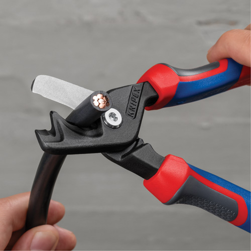 StepCut&reg; XL Cable Shears with KNIPEXTEND Handle, 9" Equipment World