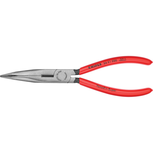 Long Nose 40° Angled Pliers with Cutter, 8" L Equipment World