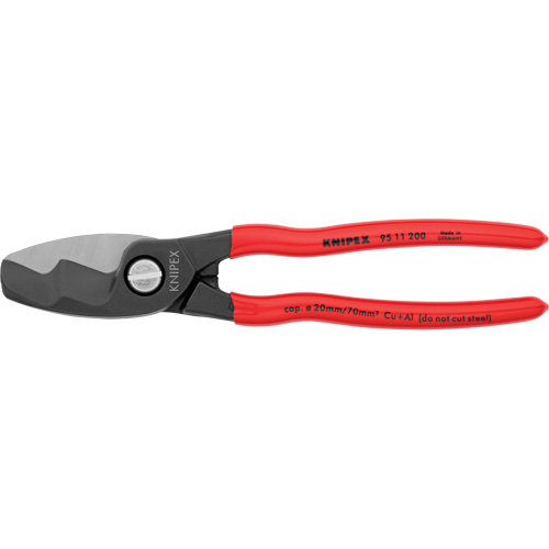 Cable Shears with Twin Cutting Edges, 8" Equipment World