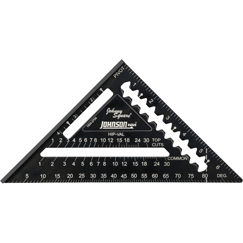 7" Johnny Square&reg; Laser Etched Rafter Square Equipment World