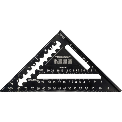 7" Johnny Square&reg; Laser Etched Rafter Square Equipment World
