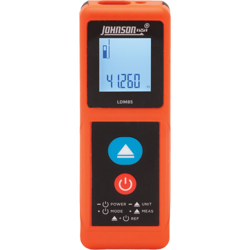 Laser Distance Meter, 2" - 330' (5.08 cm - 25.9 m) Range, Digital (Electronic) Equipment World