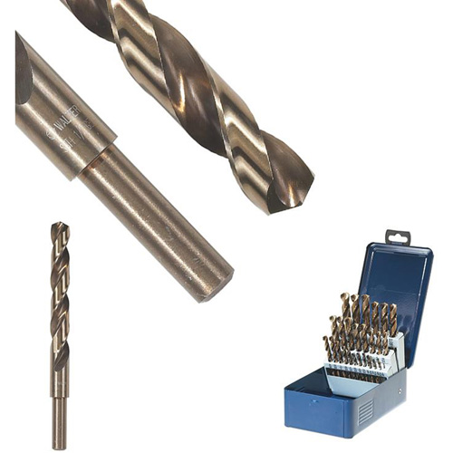 SST+ Reduced Shank Drill Bit, 17/32", High Speed Steel, 4-13/16" Flute, 135° Point Equipment World