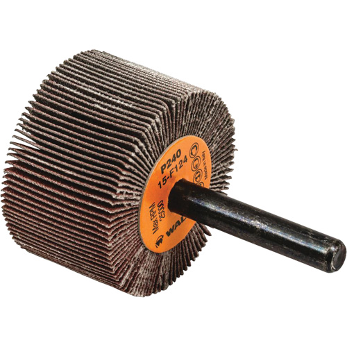 Flap Wheels-Coolcut Flap Wheels, Aluminum Oxide, 240 Grit, 1-1/2" x 1" x 1/4" Equipment World