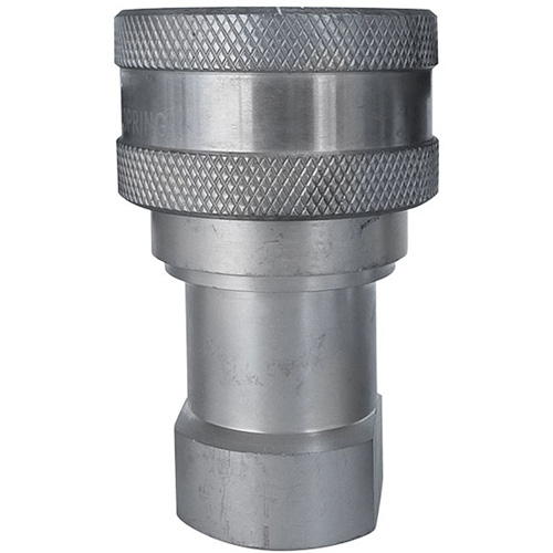 Hydraulic Quick Coupler - Stainless Steel Manual Coupler, Brass/Stainless Steel Equipment World