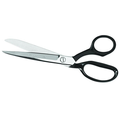 Industrial Dressmaker Shears, 3-3/4" Cut Length, Rings Handle Equipment World
