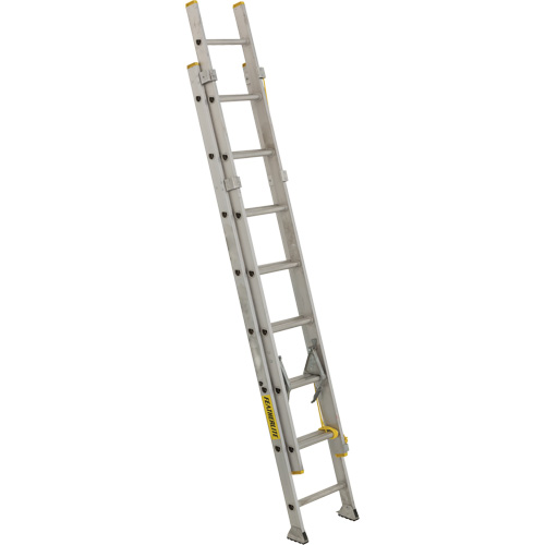 Industrial Heavy-Duty Extension Ladders, 300 lbs. Cap., 13' H, Grade 1A Equipment World