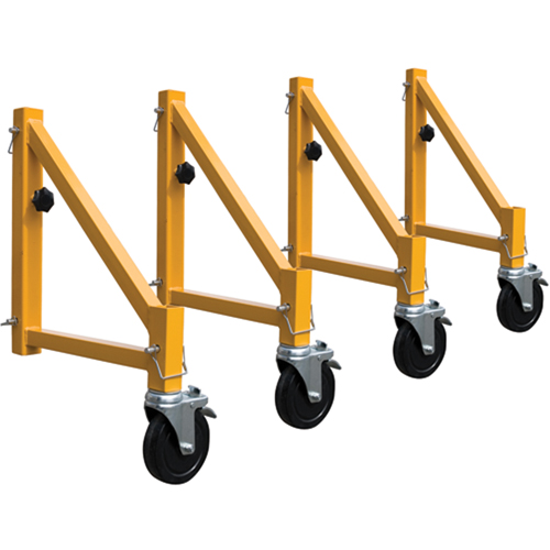 Mobile Work Scaffolding - Maxi Square Steel Scaffolding Accessories, Outrigger, 19-1/4" W x 24" H Equipment World