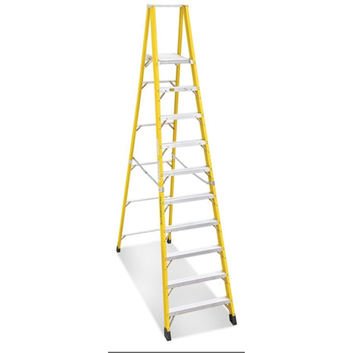 Industrial Heavy-Duty Platform Stepladders (6500 Series), 12', 300 lbs. Cap. Equipment World