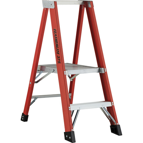 Industrial Extra Heavy-Duty Platform Stepladder (6500 AA Series), 4', 375 lbs. Cap. Equipment World