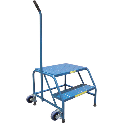 Tilt-N-Roll Step Stands, 2 Step(s), 24" L x 29" W x 19" H, 300 lbs. Capacity Equipment World