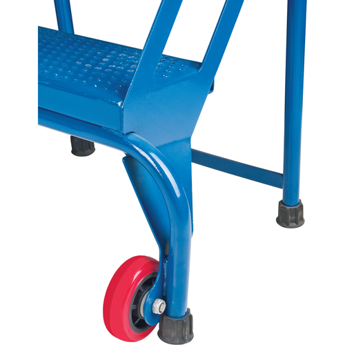 Portable Folding Ladder, 2 Steps, Perforated, 20" High Equipment World