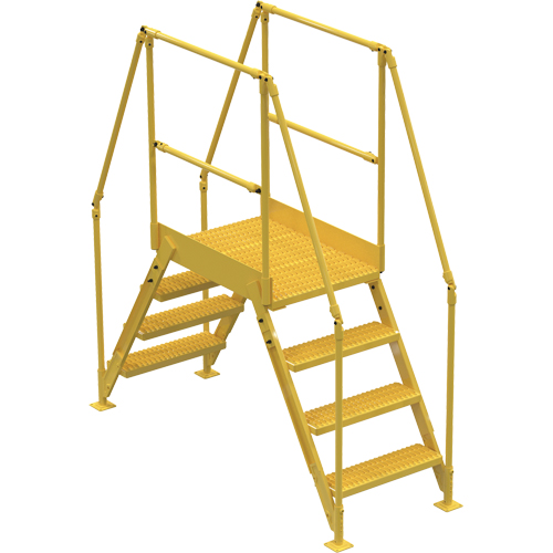 Crossover Ladder, 67 " Overall Span, 40" H x 24" D, 24" Step Width Equipment World