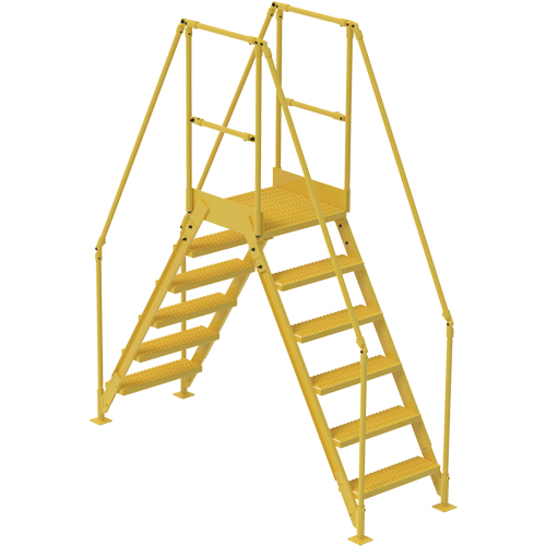 Crossover Ladder, 92" Overall Span, 60" H x 24" D, 24" Step Width Equipment World