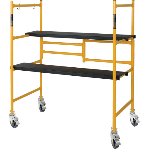 Jobsite Series 4' Basic Mini Scaffold Kit, Steel Frame, 41" D x 45-3/4" H Equipment World