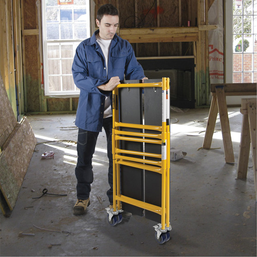 Jobsite Series 4' Basic Mini Scaffold Kit, Steel Frame, 41" D x 45-3/4" H Equipment World