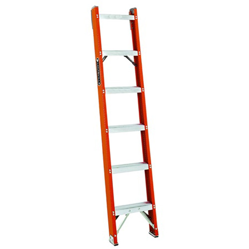 FH1000 Series Industrial Heavy-Duty Shelf Ladders, 6', Fibreglass, 300 lbs., CSA Grade 1A Equipment World