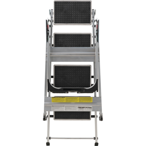 Tilt & Roll Step Stool Ladder, 4 Steps, 44.25" x 22.13" x 59" High Equipment World