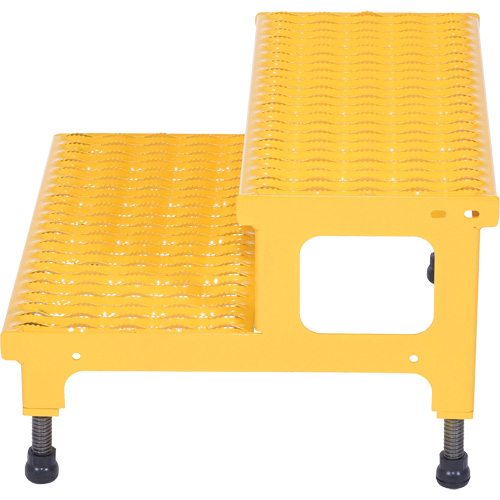 Adjustable Step-Mate Stand, 2 Step(s), 23-13/16" W x 22-7/8" L x 15-1/4" H, 500 lbs. Capacity Equipment World