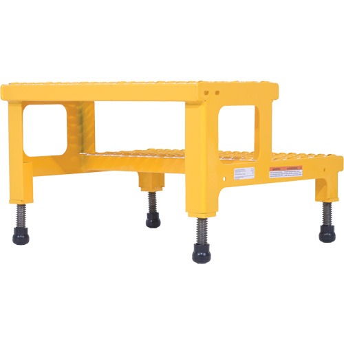 Adjustable Step-Mate Stand, 2 Step(s), 23-13/16" W x 22-7/8" L x 15-1/4" H, 500 lbs. Capacity Equipment World