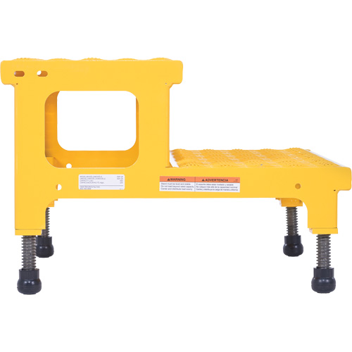 Adjustable Step-Mate Stand, 2 Step(s), 23-13/16" W x 22-7/8" L x 15-1/4" H, 500 lbs. Capacity Equipment World
