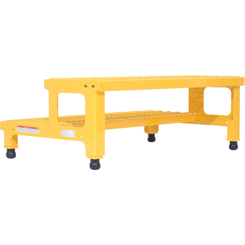 Adjustable Step-Mate Stand, 2 Step(s), 36-3/16" W x 22-7/8" L x 15-1/4" H, 500 lbs. Capacity Equipment World