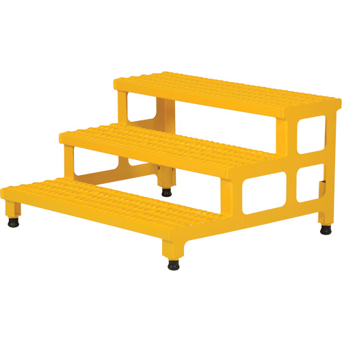 Adjustable Step-Mate Stand, 3 Step(s), 36-3/16" W x 33-7/8" L x 22-1/4" H, 500 lbs. Capacity Equipment World