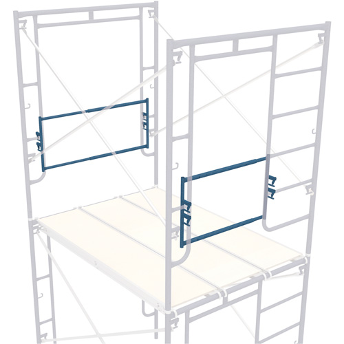 Garde-corps dextr&eacute;mit&eacute; extensible pour l'&eacute;chafaudage, Barre de retenue, 21" h Equipment World
