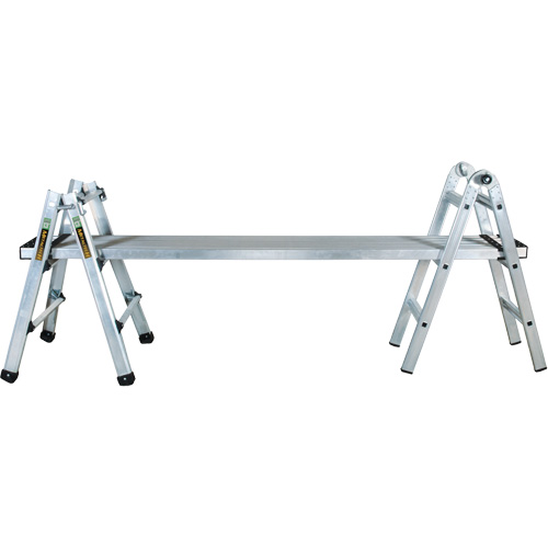 Telescoping Multi-Position Ladder, 2.916' - 9.75', Aluminum, 300 lbs., CSA Grade 1A Equipment World