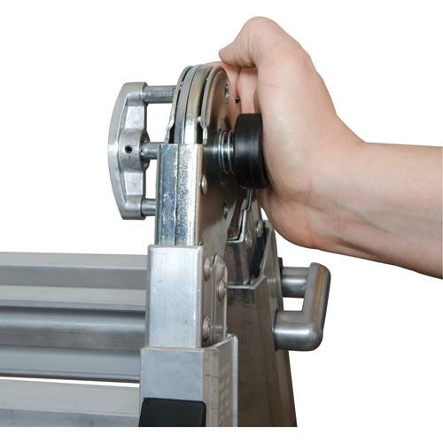 Telescoping Multi-Position Ladder, 2.916' - 9.75', Aluminum, 300 lbs., CSA Grade 1A Equipment World