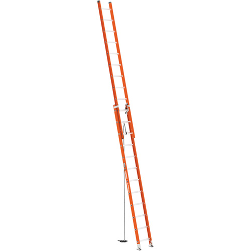 BuildMan&reg; Extension Ladder, 300 lbs. Cap., 24' H, Grade 1A Equipment World