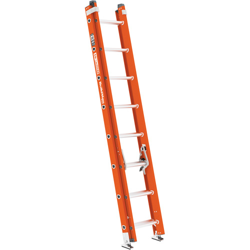 BuildMan&reg; Extension Ladder, 300 lbs. Cap., 16' H, Grade 1A Equipment World