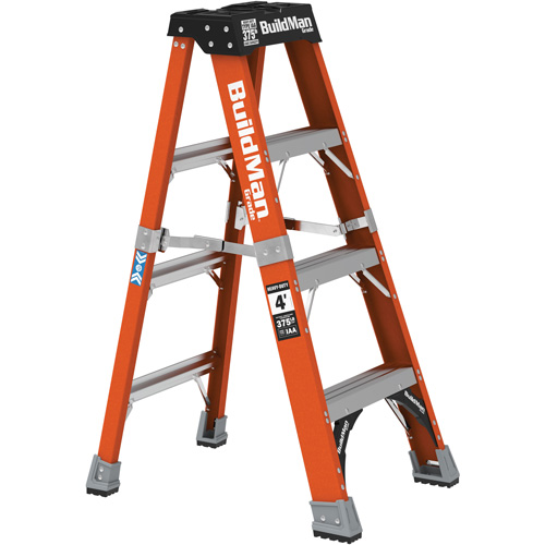 Step Ladder, 4', Fibreglass, 375 lbs. Capacity, Type 1AA Equipment World