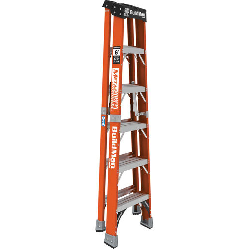 Step Ladder, 6', Fibreglass, 375 lbs. Capacity, Type 1AA Equipment World