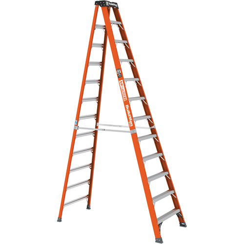 Step Ladder, 12', Fibreglass, 375 lbs. Capacity, Type 1AA Equipment World