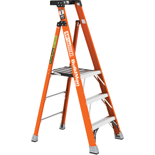 Safespace Platform Step Ladder, 3', 300 lbs. Cap. Equipment World