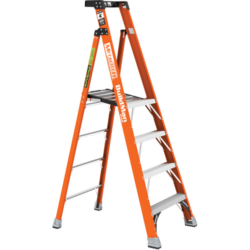 Safespace Platform Step Ladder, 4', 300 lbs. Cap. Equipment World