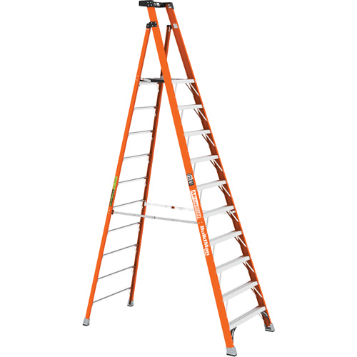 Safespace Platform Step Ladder, 10', 300 lbs. Cap. Equipment World