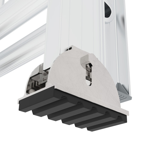 Jobsite Series Extension Ladder, 225 lbs. Cap., 24' H, Grade 2 Equipment World