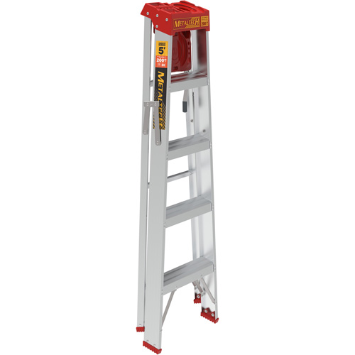 Step Ladder with Paint Tray, 5', Aluminum, 200 lbs. Capacity, Type 3 Equipment World