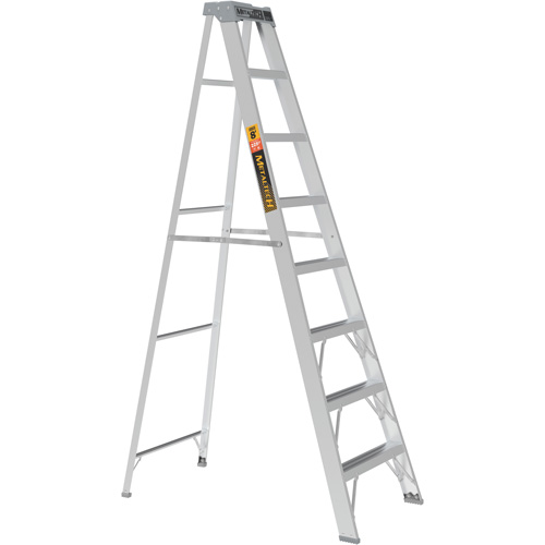 Step Ladder, 8', Aluminum, 225 lbs. Capacity, Type 2 Equipment World