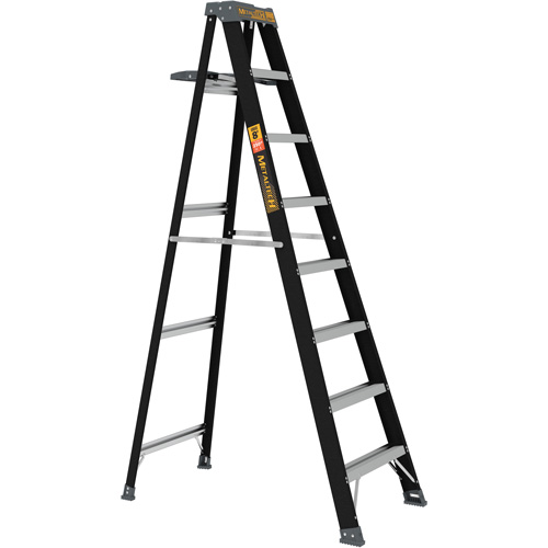 Step Ladder with Paint Tray, 8', Fibreglass, 250 lbs. Capacity, Type 1 Equipment World