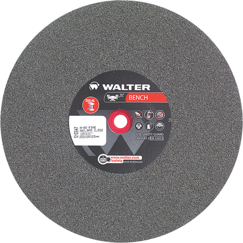 Bench Grinding Wheels, 10" x 1", 1" Arbor, 1 Equipment World