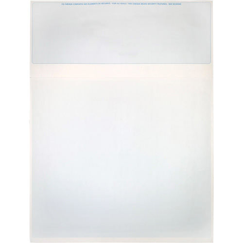 Papier &agrave; ch&egrave;que Equipment World