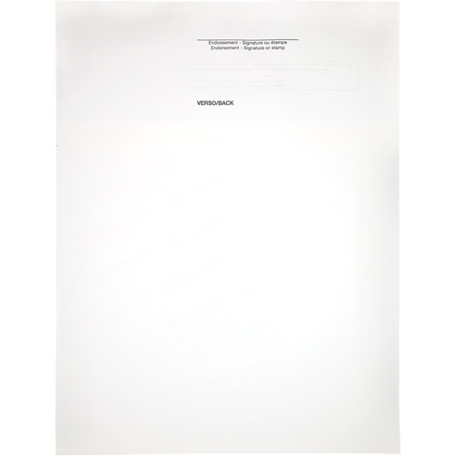 Papier &agrave; ch&egrave;que Equipment World