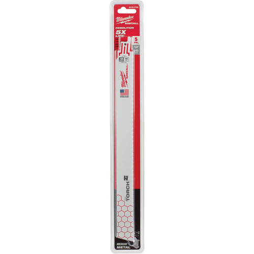 The Torch Sawzall&reg; Blade, Bi-Metal, 18 TPI, 12" L x 1" W Equipment World